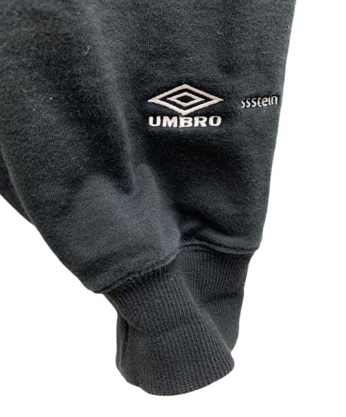 UMBRO（アンブロ）UMBRO (アンブロ) ssstein (シュタイン) HIGH GAUGE COTTON SWEAT ブラック サイズ:Sの古着・服飾アイテム