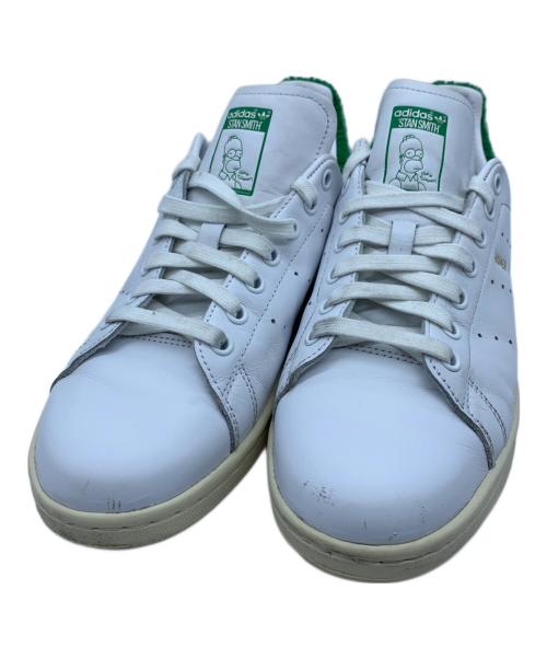 adidas（アディダス）adidas (アディダス) HOMER SIMPSON ローカットスニーカー ホワイト サイズ:26の古着・服飾アイテム