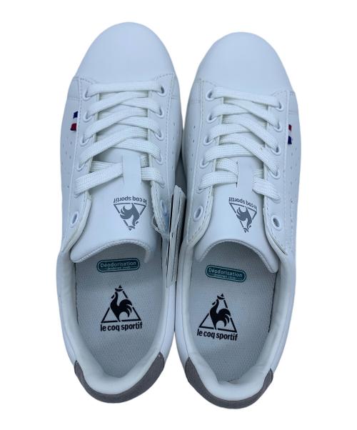 le coq sportif（ルコックスポルティフ）le coq sportif (ルコックスポルティフ) スニーカー ホワイト サイズ:24.5 未使用品の古着・服飾アイテム