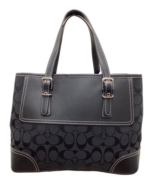 COACH（コーチ）COACH (コーチ) ハンドバッグ ブラックの古着・服飾アイテム