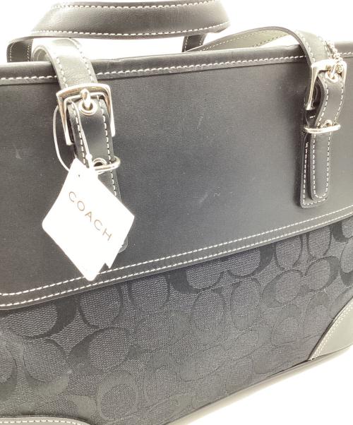 COACH（コーチ）COACH (コーチ) ハンドバッグ ブラックの古着・服飾アイテム