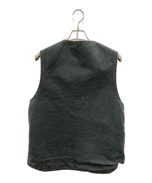 CarHartt（カーハート）CarHartt (カーハート) 裏ボアダックベスト オリーブ サイズ:Mの古着・服飾アイテム