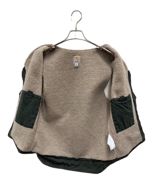CarHartt（カーハート）CarHartt (カーハート) 裏ボアダックベスト オリーブ サイズ:Mの古着・服飾アイテム