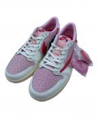 NIKE×Travis Scottナイキ×トラヴィススコット）の古着「AIR JORDAN1」｜ピンク×ホワイト
