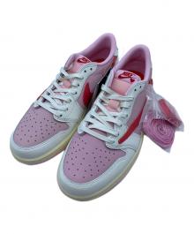 NIKE×Travis Scott（ナイキ×トラヴィススコット）の古着「AIR JORDAN1 」｜ピンク×ホワイト