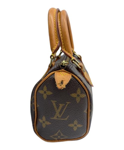 LOUIS VUITTON（ルイ ヴィトン）LOUIS VUITTON (ルイ ヴィトン) ハンドバッグ　ミニスピーディ ブラウンの古着・服飾アイテム