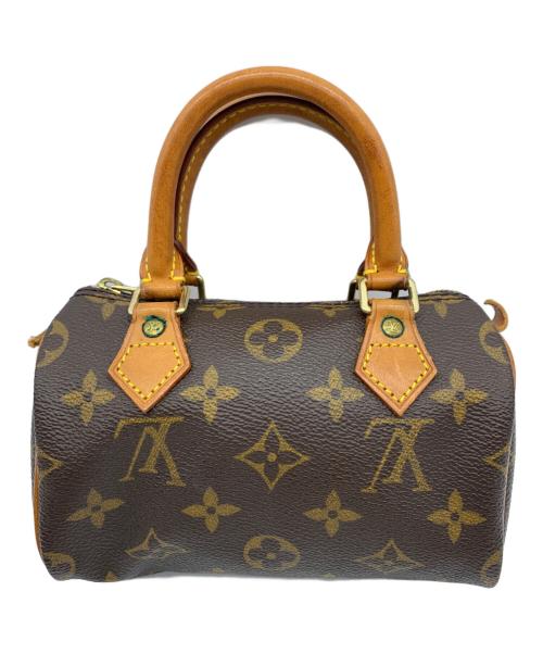 LOUIS VUITTON（ルイ ヴィトン）LOUIS VUITTON (ルイ ヴィトン) ハンドバッグ　ミニスピーディ ブラウンの古着・服飾アイテム