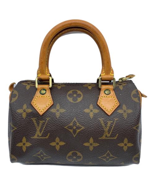 LOUIS VUITTON（ルイ ヴィトン）LOUIS VUITTON (ルイ ヴィトン) ハンドバッグ　ミニスピーディ ブラウンの古着・服飾アイテム