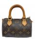 LOUIS VUITTON (ルイ ヴィトン) ハンドバッグ　ミニスピーディ ブラウン：120000円