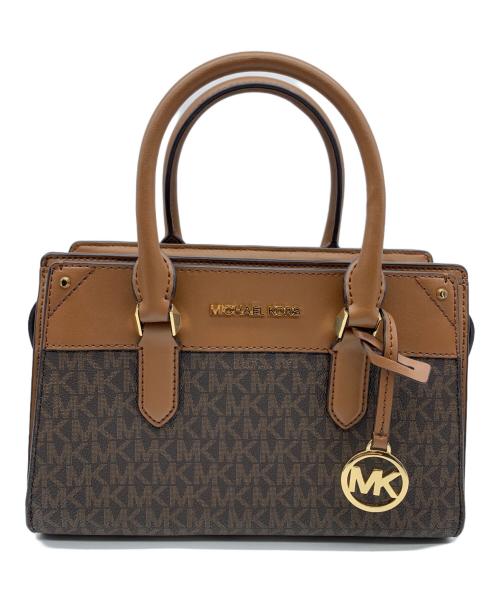 MICHAEL KORS（マイケルコース）MICHAEL KORS (マイケルコース) 2WAYバッグ ブラウンの古着・服飾アイテム
