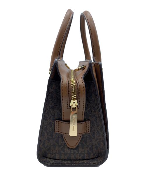 MICHAEL KORS（マイケルコース）MICHAEL KORS (マイケルコース) 2WAYバッグ ブラウンの古着・服飾アイテム