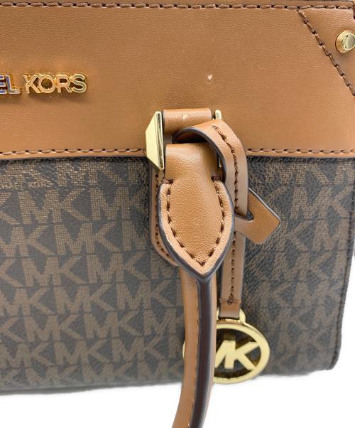 MICHAEL KORS（マイケルコース）MICHAEL KORS (マイケルコース) 2WAYバッグ ブラウンの古着・服飾アイテム