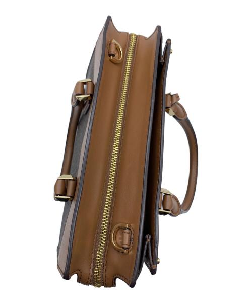 MICHAEL KORS（マイケルコース）MICHAEL KORS (マイケルコース) 2WAYバッグ ブラウンの古着・服飾アイテム