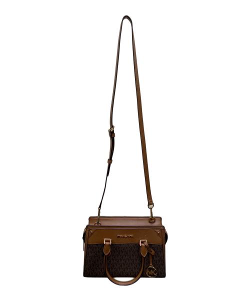 MICHAEL KORS（マイケルコース）MICHAEL KORS (マイケルコース) 2WAYバッグ ブラウンの古着・服飾アイテム