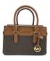MICHAEL KORS (マイケルコース) 2WAYバッグ ブラウン：12000円