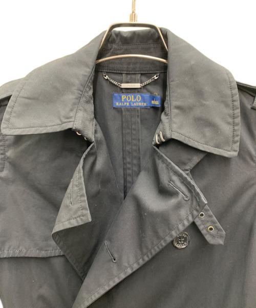 POLO RALPH LAUREN（ポロ・ラルフローレン）POLO RALPH LAUREN (ポロ・ラルフローレン) トレンチコート ブラック サイズ:2の古着・服飾アイテム