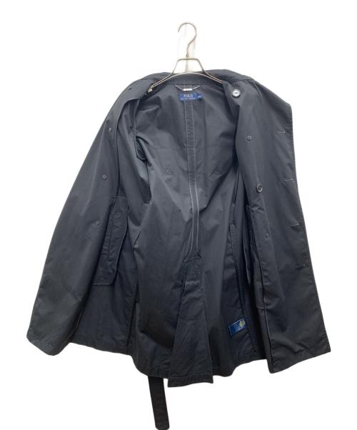 POLO RALPH LAUREN（ポロ・ラルフローレン）POLO RALPH LAUREN (ポロ・ラルフローレン) トレンチコート ブラック サイズ:2の古着・服飾アイテム
