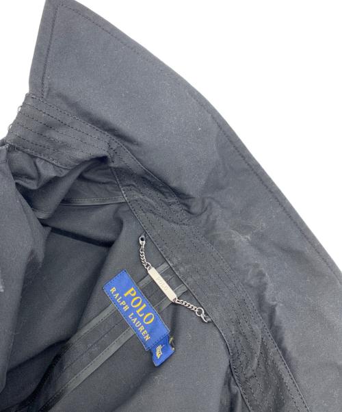 POLO RALPH LAUREN（ポロ・ラルフローレン）POLO RALPH LAUREN (ポロ・ラルフローレン) トレンチコート ブラック サイズ:2の古着・服飾アイテム