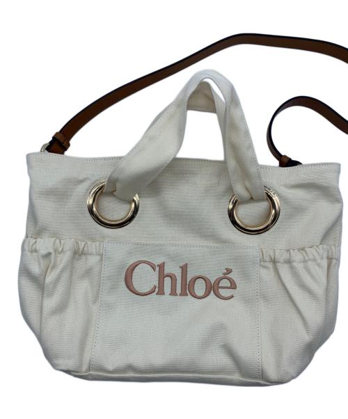 Chloe Kids（クロエ キッズ）Chloe Kids (クロエ キッズ) ショルダーバッグ アイボリー×ブラウンの古着・服飾アイテム