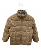 BURBERRYバーバリー）の古着「ダウンジャケット」｜ベージュ