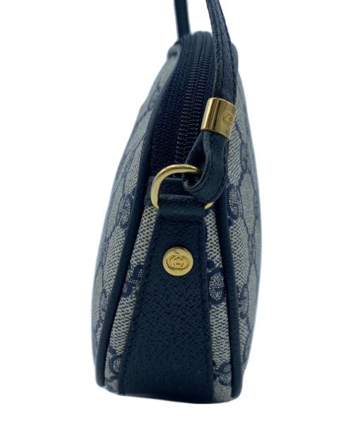 GUCCI（グッチ）GUCCI (グッチ) ショルダーバッグ ネイビーの古着・服飾アイテム