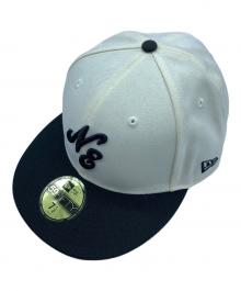 New Era（ニューエラ）の古着「キャップ」｜ブラック×ホワイト
