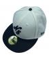 New Era（ニューエラ）の古着「キャップ」｜ブラック×ホワイト