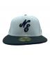 New Era (ニューエラ) キャップ ブラック×ホワイト：3000円