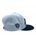 中古・古着 New Era (ニューエラ) キャップ ブラック×ホワイト：5000円