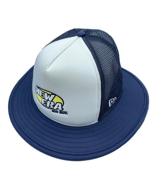 New Era（ニューエラ）New Era (ニューエラ) バケットハット ホワイト×ネイビーの古着・服飾アイテム