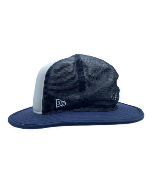 New Era（ニューエラ）New Era (ニューエラ) バケットハット ホワイト×ネイビーの古着・服飾アイテム