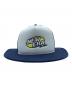 New Era (ニューエラ) バケットハット ホワイト×ネイビー：3000円