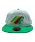 New Era (ニューエラ) FLAT Visor FRISK ベージュ×黄緑：4000円