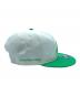 中古・古着 New Era (ニューエラ) FLAT Visor FRISK ベージュ×黄緑：4000円