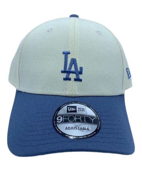 New Era（ニューエラ）New Era (ニューエラ) キャップ ブル×アイボリーの古着・服飾アイテム