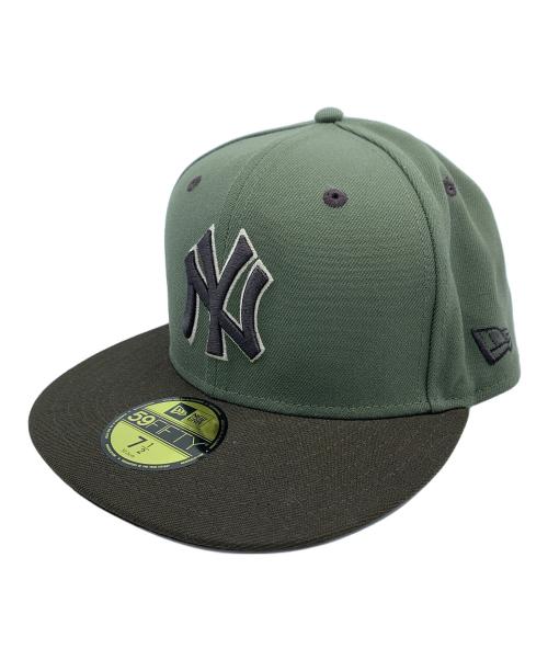 New Era（ニューエラ）New Era (ニューエラ) キャップ ブラウン×オリーブの古着・服飾アイテム