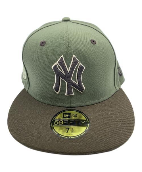 New Era（ニューエラ）New Era (ニューエラ) キャップ ブラウン×オリーブの古着・服飾アイテム