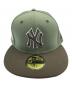 中古・古着 New Era (ニューエラ) キャップ ブラウン×オリーブ：3000円