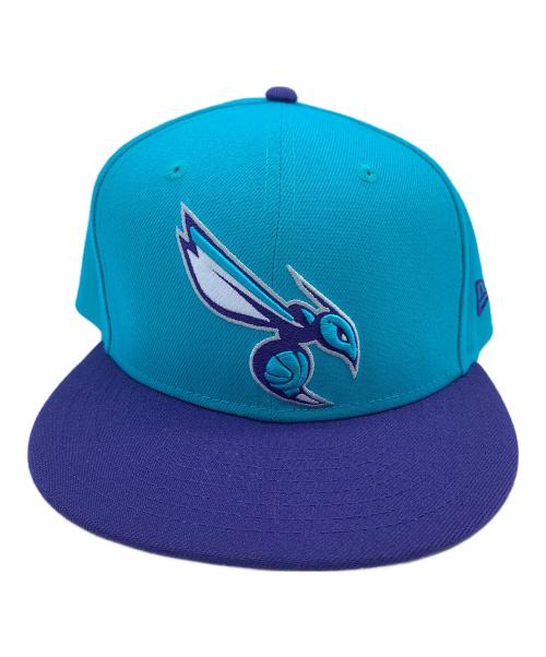 New Era（ニューエラ）New Era (ニューエラ) シャーロットホーネッツ ターコイズ×パープルの古着・服飾アイテム