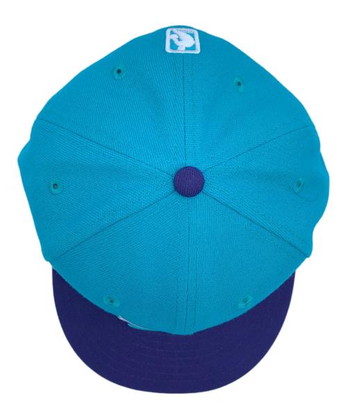 New Era（ニューエラ）New Era (ニューエラ) シャーロットホーネッツ ターコイズ×パープルの古着・服飾アイテム