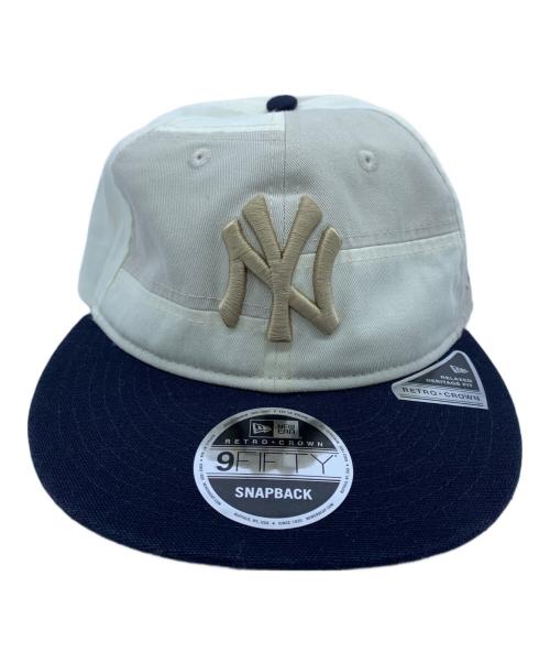 New Era（ニューエラ）New Era (ニューエラ) キャップ ネイビー×アイボリーの古着・服飾アイテム