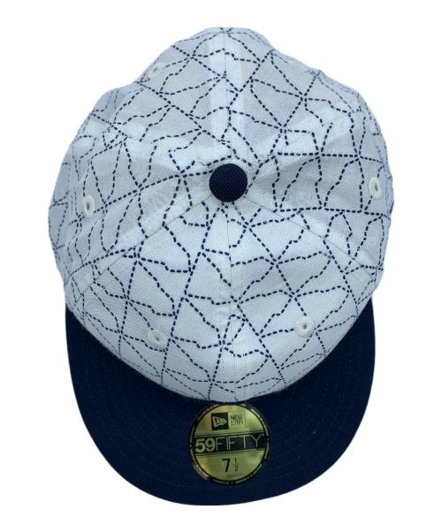 New Era（ニューエラ）New Era (ニューエラ) 永楽屋 ネイビー×ホワイトの古着・服飾アイテム