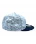 中古・古着 New Era (ニューエラ) 永楽屋 ネイビー×ホワイト：6000円