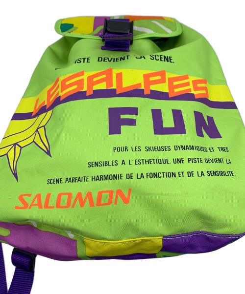 SALOMON（サロモン）SALOMON (サロモン) リュック イエロー×オレンジの古着・服飾アイテム