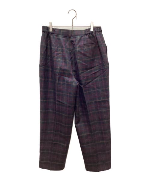 Burberry's（バーバリーズ）Burberry's (バーバリーズ) テーパードパンツ ブラウン×グリーン サイズ:LLの古着・服飾アイテム