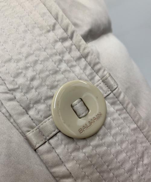 BALMAIN（バルマン）BALMAIN (バルマン) ダウンコート ベージュ サイズ:Mの古着・服飾アイテム