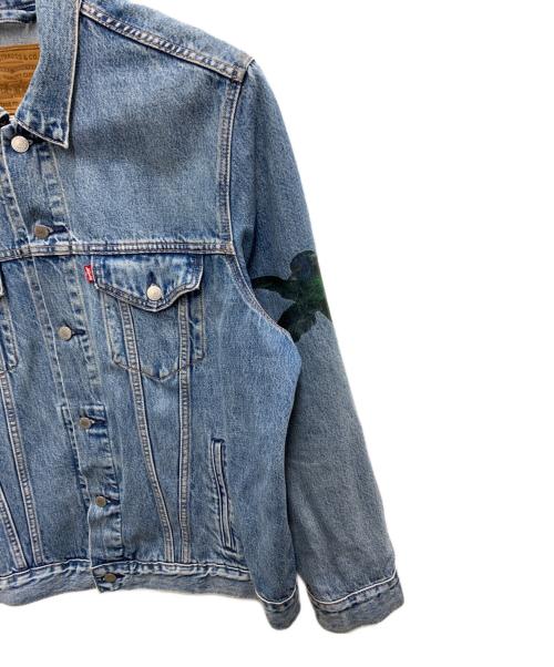 LEVI'S（リーバイス）LEVI'S (リーバイス) ソングバードプリントデニムジャケット インディゴ サイズ:XLの古着・服飾アイテム