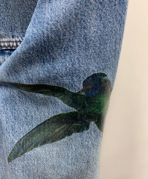 LEVI'S（リーバイス）LEVI'S (リーバイス) ソングバードプリントデニムジャケット インディゴ サイズ:XLの古着・服飾アイテム