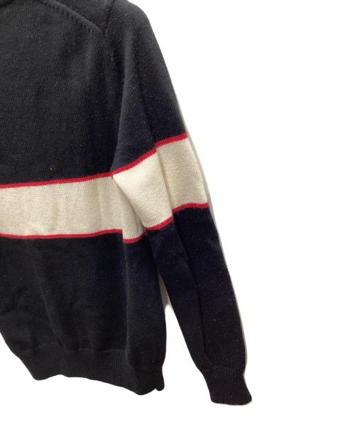 GIVENCHY（ジバンシィ）GIVENCHY (ジバンシィ) Band Heavy Sweater ブラック×アイボリー サイズ:XSの古着・服飾アイテム
