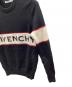 中古・古着 GIVENCHY (ジバンシィ) Band Heavy Sweater ブラック×アイボリー サイズ:XS：15000円
